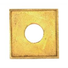  90/2139 - Turned Brass Check Ring; 1/8 IP Slip; Burnished And Lacquered; 1/2" Diameter