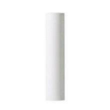  90/909 - Plastic Candle Cover; White Plastic; 13/16" Inside Diameter; 7/8" Outside Diameter; 24"