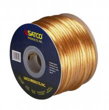  93/129 - Lamp And Lighting Bulk Wire; 18/2 SPT-2 105C; 250 Foot/Spool; Clear Gold