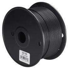  93/186 - Lamp And Lighting Bulk Wire; 20/2 SPT-1 105C; 250 Foot/Spool; Black