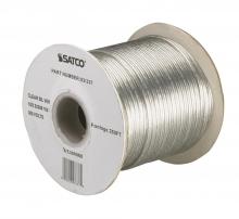  93/337 - Lamp And Lighting Bulk Wire; 18/2 SPT-1.5 105C; 250 Foot/Spool; Clear Silver