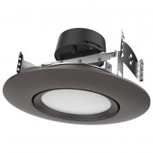  S11859 - 10.5 Watt; LED Retrofit Downlight; Gimbaled; 120 Volt; CCT Selectable; Bronze Finish