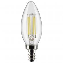  S21273 - 5.5 Watt B11 LED; Clear; Candelabra base; 90 CRI; 2700K; 120 Volt