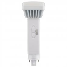  S21410 - 9 Watt PL 4-Pin LED; 1100 Lumens; G24q Base; CCT Selectable; White Finish; 120-277 Volts