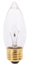  S3731 - 25 Watt B11 Incandescent; Clear; 1500 Average rated hours; 210 Lumens; Medium base; 120 Volt; 2-Card