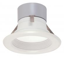  S9124 - Discontinued - 8.5 watt LED Downlight Retrofit; 4" Baffle; 3000K; Medium base; 120 volts;