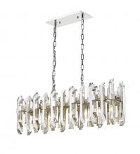  4006-11L-PN - 11 Light Linear Chandelier