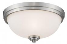  443F3-BN - 3 Light Flush Mount