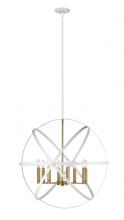  463-30HWH-OBR - 8 Light Chandelier