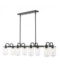  471-8L-MB - 8 Light Linear Chandelier