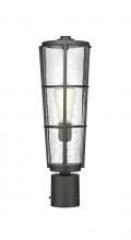  591PHB-BK - 1 Light Outdoor Post Mount Fixture