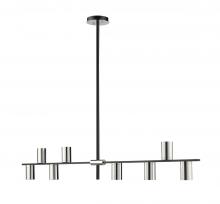  814-8L-MB-PN - 8 Light Linear Chandelier