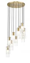  824P-11R-MGLD - 11 Light Chandelier