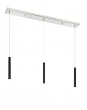  917MP12-MB-LED-3LBN - 3 Light Linear Chandelier