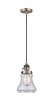  201CSW-AB-G194-LED - Bellmont - 1 Light - 6 inch - Antique Brass - Cord hung - Mini Pendant