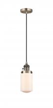  201CSW-AB-G311-LED - Dover - 1 Light - 5 inch - Antique Brass - Cord hung - Mini Pendant