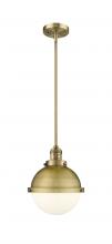  201S-BB-HFS-81-BB-LED - Hampden - 1 Light - 9 inch - Brushed Brass - Stem Hung - Mini Pendant