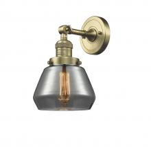  203-AB-G173-LED - Fulton - 1 Light - 7 inch - Antique Brass - Sconce