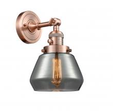  203SW-AC-G173-LED - Fulton - 1 Light - 7 inch - Antique Copper - Sconce