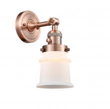  203SW-AC-G181S-LED - Canton - 1 Light - 5 inch - Antique Copper - Sconce