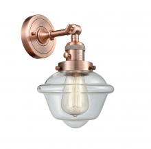  203SW-AC-G532-LED - Oxford - 1 Light - 8 inch - Antique Copper - Sconce