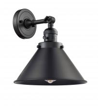  203SW-BK-M10-BK-LED - Briarcliff - 1 Light - 10 inch - Matte Black - Sconce