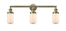  205-AB-G311-LED - Dover - 3 Light - 31 inch - Antique Brass - Bath Vanity Light