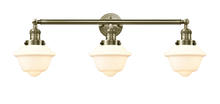  205-AB-G531-LED - Oxford - 3 Light - 34 inch - Antique Brass - Bath Vanity Light