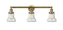  205-BB-G194-LED - Bellmont - 3 Light - 30 inch - Brushed Brass - Bath Vanity Light