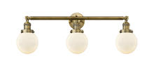  205-BB-G201-6-LED - Beacon - 3 Light - 30 inch - Brushed Brass - Bath Vanity Light