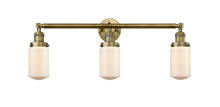  205-BB-G311-LED - Dover - 3 Light - 31 inch - Brushed Brass - Bath Vanity Light