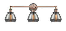  205BP-ACBK-G173 - Fulton - 3 Light - 30 inch - Antique Copper - Bath Vanity Light