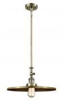  206-AB-MFR-AB-16-LED - Appalachian - 1 Light - 16 inch - Antique Brass - Stem Hung - Mini Pendant