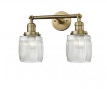  208-BB-G302-LED - Colton - 2 Light - 16 inch - Brushed Brass - Bath Vanity Light