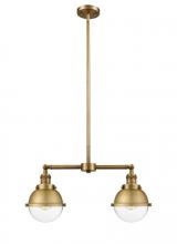  209-BB-HFS-62-BB-LED - Hampden - 2 Light - 18 inch - Brushed Brass - Stem Hung - Island Light