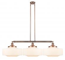  213-AC-G691-16-LED - Bridgeton - 3 Light - 50 inch - Antique Copper - Stem Hung - Island Light