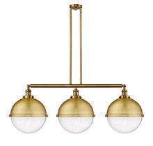  213-BB-HFS-124-BB-LED - Hampden - 3 Light - 45 inch - Brushed Brass - Stem Hung - Island Light