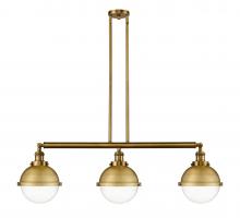  213-BB-HFS-82-BB-LED - Hampden - 3 Light - 42 inch - Brushed Brass - Stem Hung - Island Light