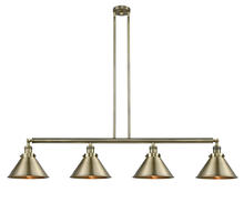  214-AB-M10-AB-LED - Briarcliff - 4 Light - 55 inch - Antique Brass - Stem Hung - Island Light