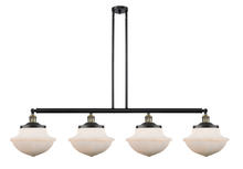  214-BAB-G541-LED - Oxford - 4 Light - 54 inch - Black Antique Brass - Stem Hung - Island Light