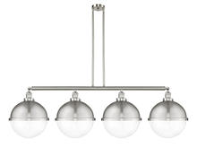  214-SN-HFS-122-SN-LED - Hampden - 4 Light - 58 inch - Brushed Satin Nickel - Stem Hung - Island Light