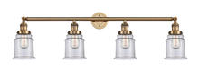  215-BB-G182 - Canton - 4 Light - 42 inch - Brushed Brass - Bath Vanity Light