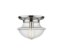  221-1F-PC-G542 - Oxford - 1 Light - 14 inch - Polished Chrome - Flush Mount