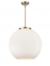  221-3S-AB-G121-18-LED - Athens - 3 Light - 18 inch - Antique Brass - Cord hung - Pendant