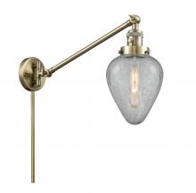  237-AB-G165-LED - Geneseo - 1 Light - 8 inch - Antique Brass - Swing Arm