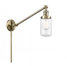  237-AB-G312-LED - Dover - 1 Light - 5 inch - Antique Brass - Swing Arm