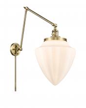  238-AB-G661-12-LED - Bullet - 1 Light - 12 inch - Antique Brass - Swing Arm