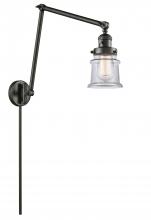  238-OB-G182S-LED - Canton - 1 Light - 8 inch - Oil Rubbed Bronze - Swing Arm