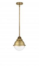  288-1S-BB-HFS-62-BB-LED - Hampden - 1 Light - 7 inch - Brushed Brass - Cord hung - Mini Pendant