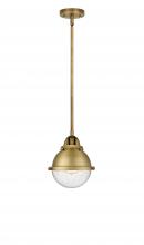  288-1S-BB-HFS-64-BB-LED - Hampden - 1 Light - 7 inch - Brushed Brass - Cord hung - Mini Pendant